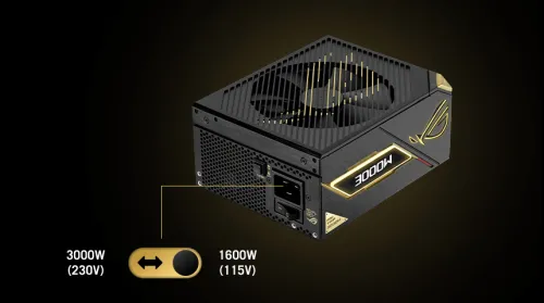Nguồn máy tính Asus Rog Thor 3000W Titanium III Edition 20 (ATX 3.1/ PCIe 5.1/ 80Plus Titanium/ Full Modular) - ROG-THOR-3000T3-GAMING-EDITION-20
